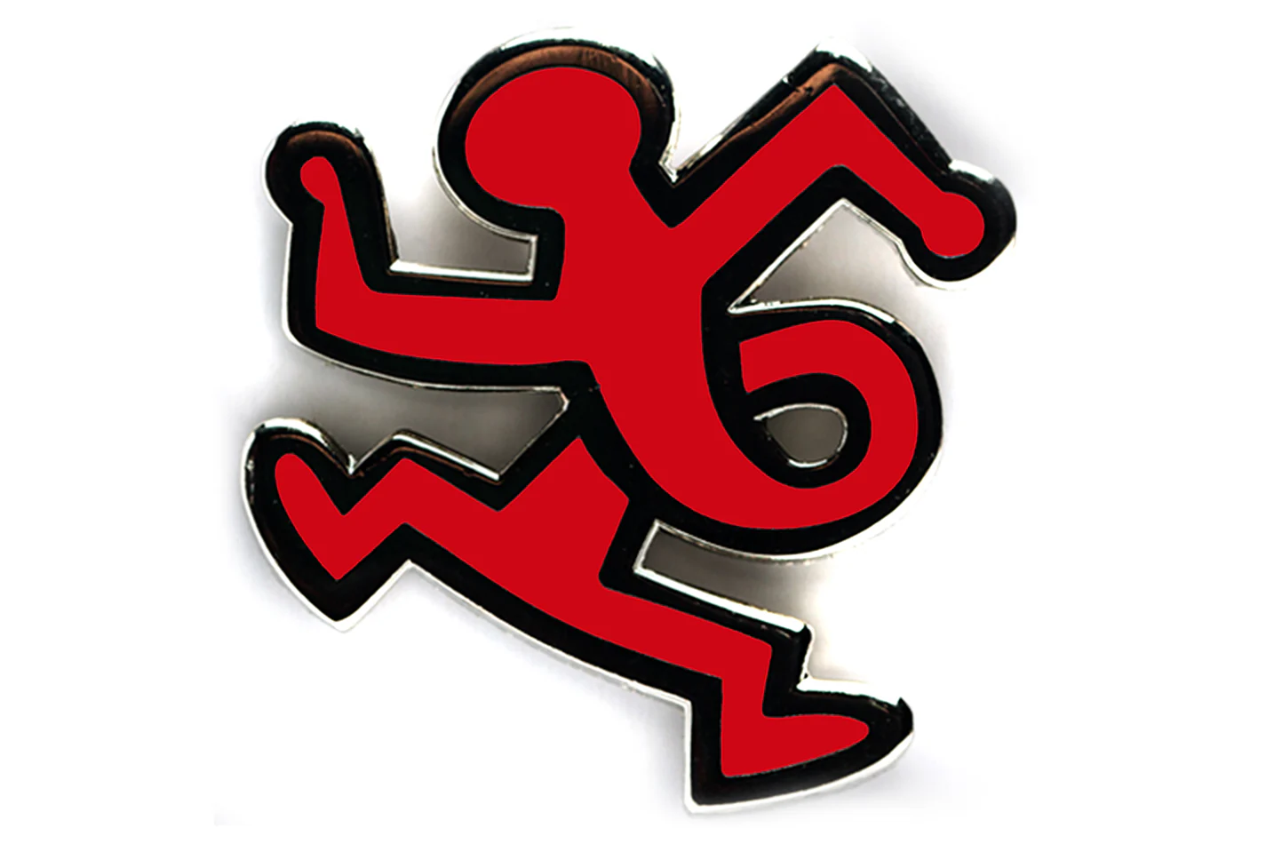 KEITH HARING TWIST MAN PIN - RED - Image 3