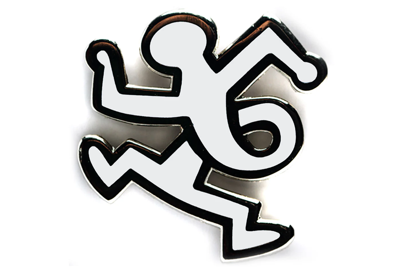 KEITH HARING TWIST MAN PIN - WHITE - Image 2