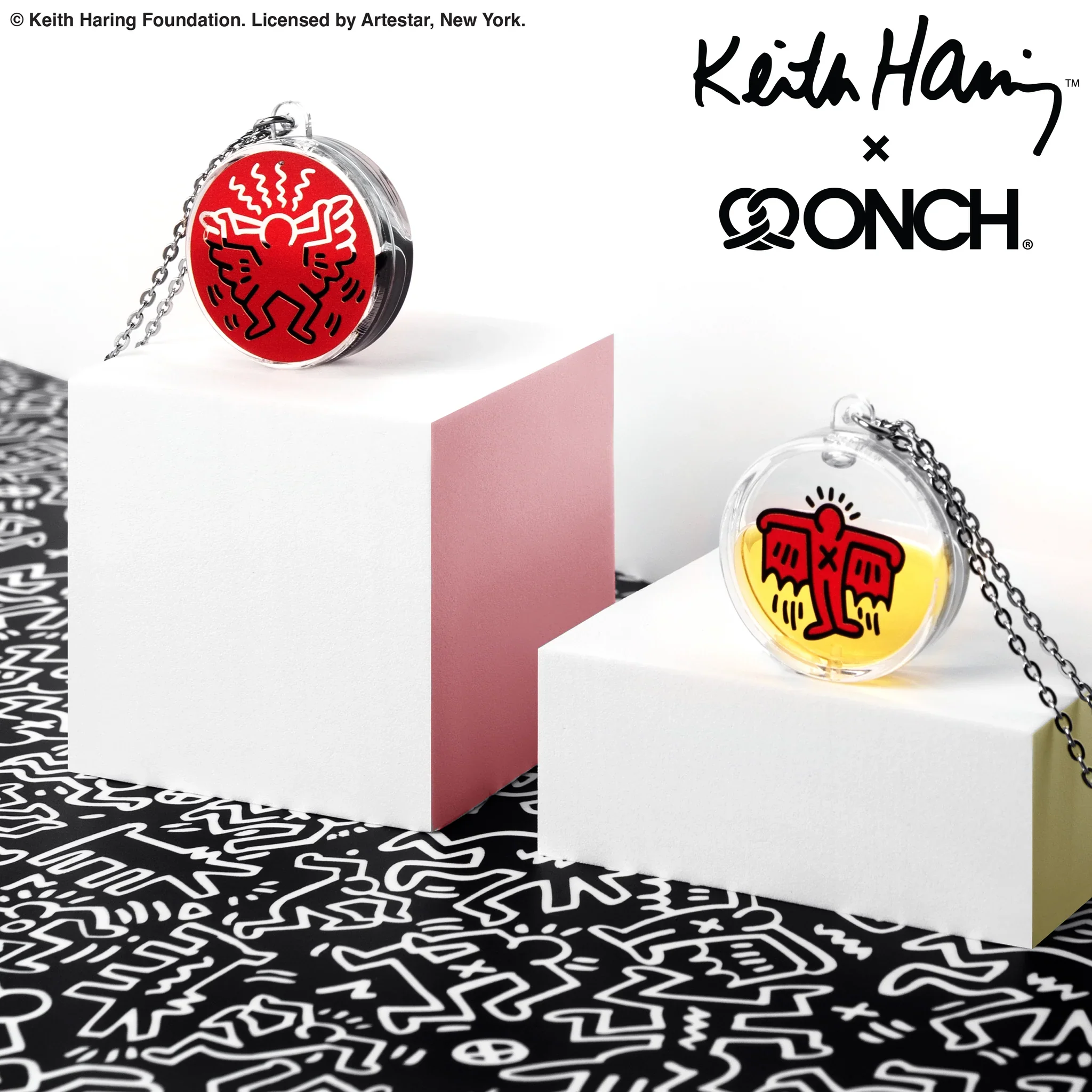 Keith Haring x ONCH - Angel Necklace - Image 3