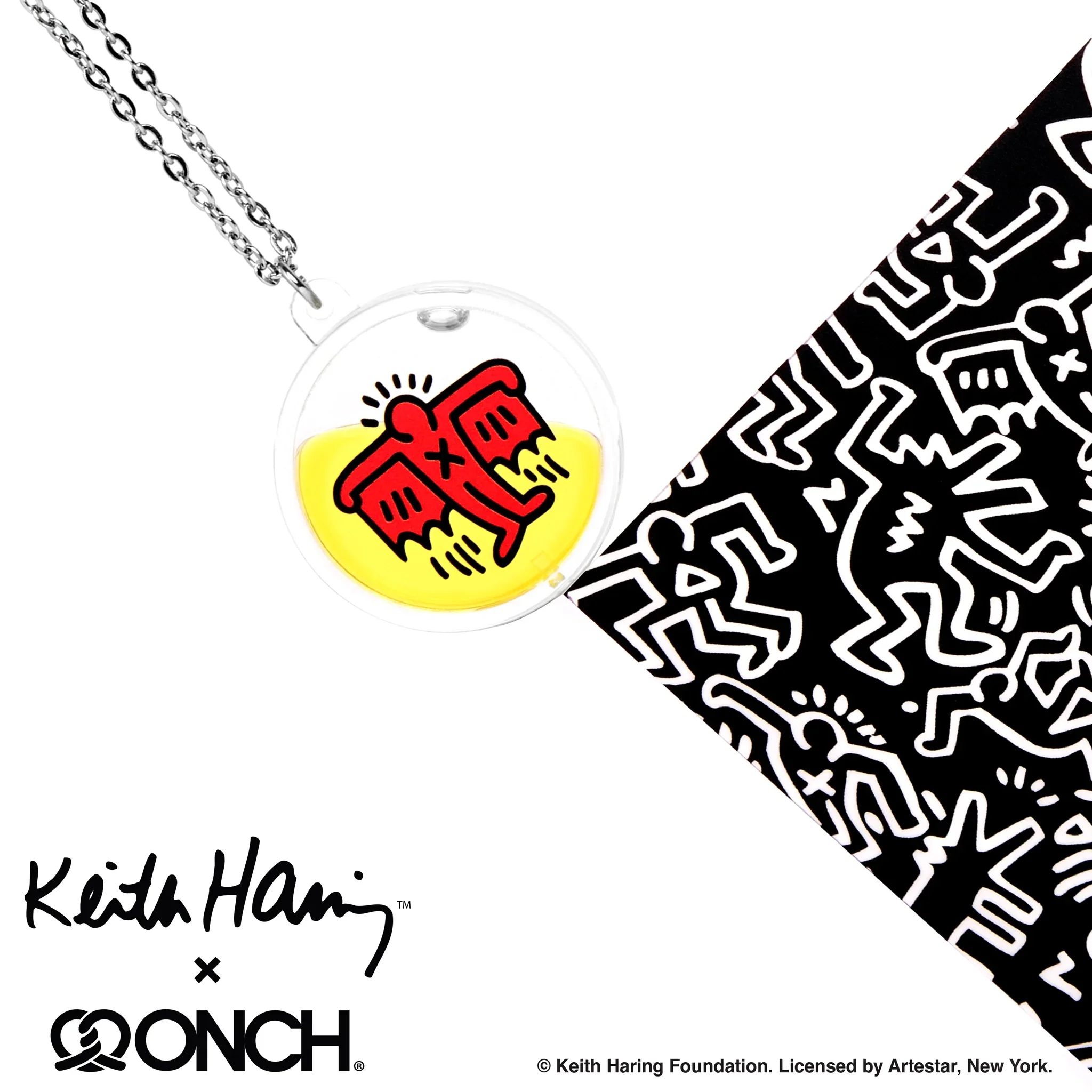 Keith Haring x ONCH - Flying Devil Necklace - Image 2