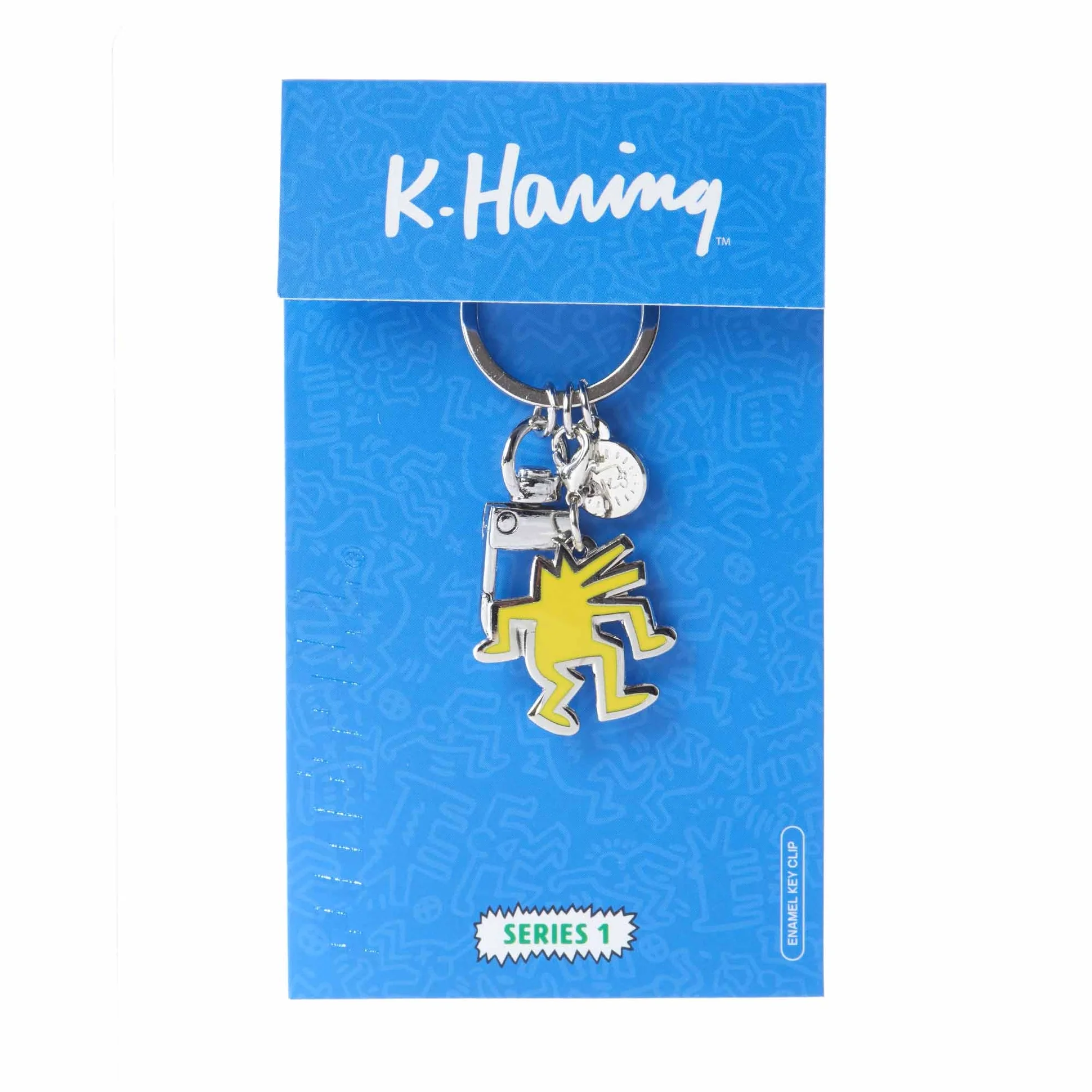 Keith Haring Yellow Dancing Dog Keyclip - Image 2