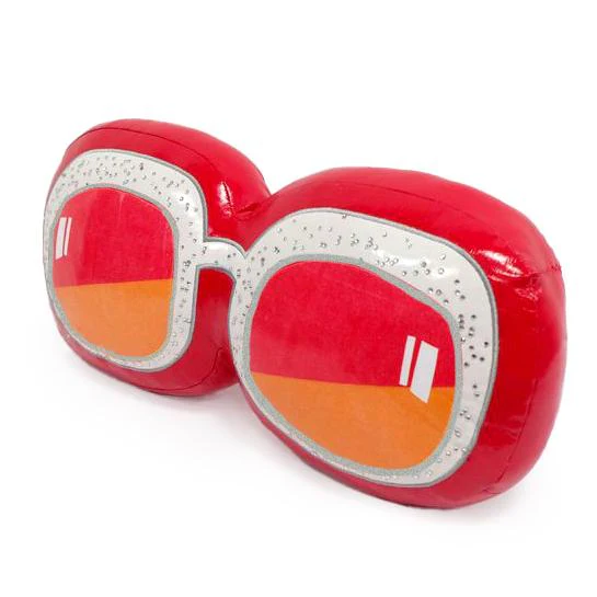 KIDROBOT X ELTON JOHN GLITTER SUNGLASSES PLUSH PILLOW - Image 9