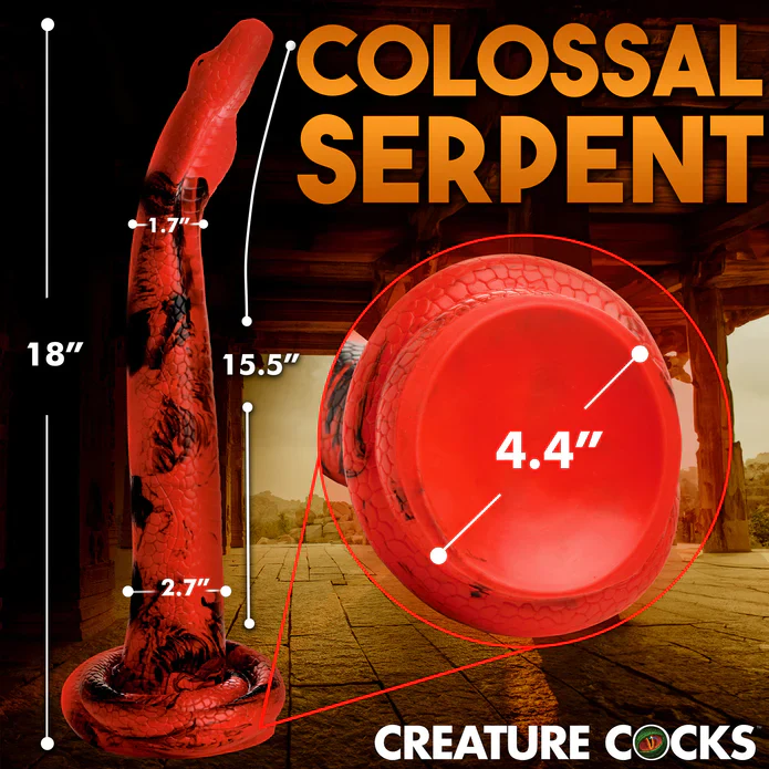 Creature Cock King Cobra King Cobra Silicone Dildo - Image 4