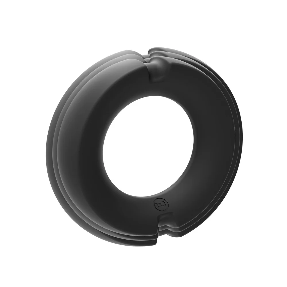 Kink by Doc Johnson Silicone-Covered Stainless Steel Cock Ring 50mm - Image 2