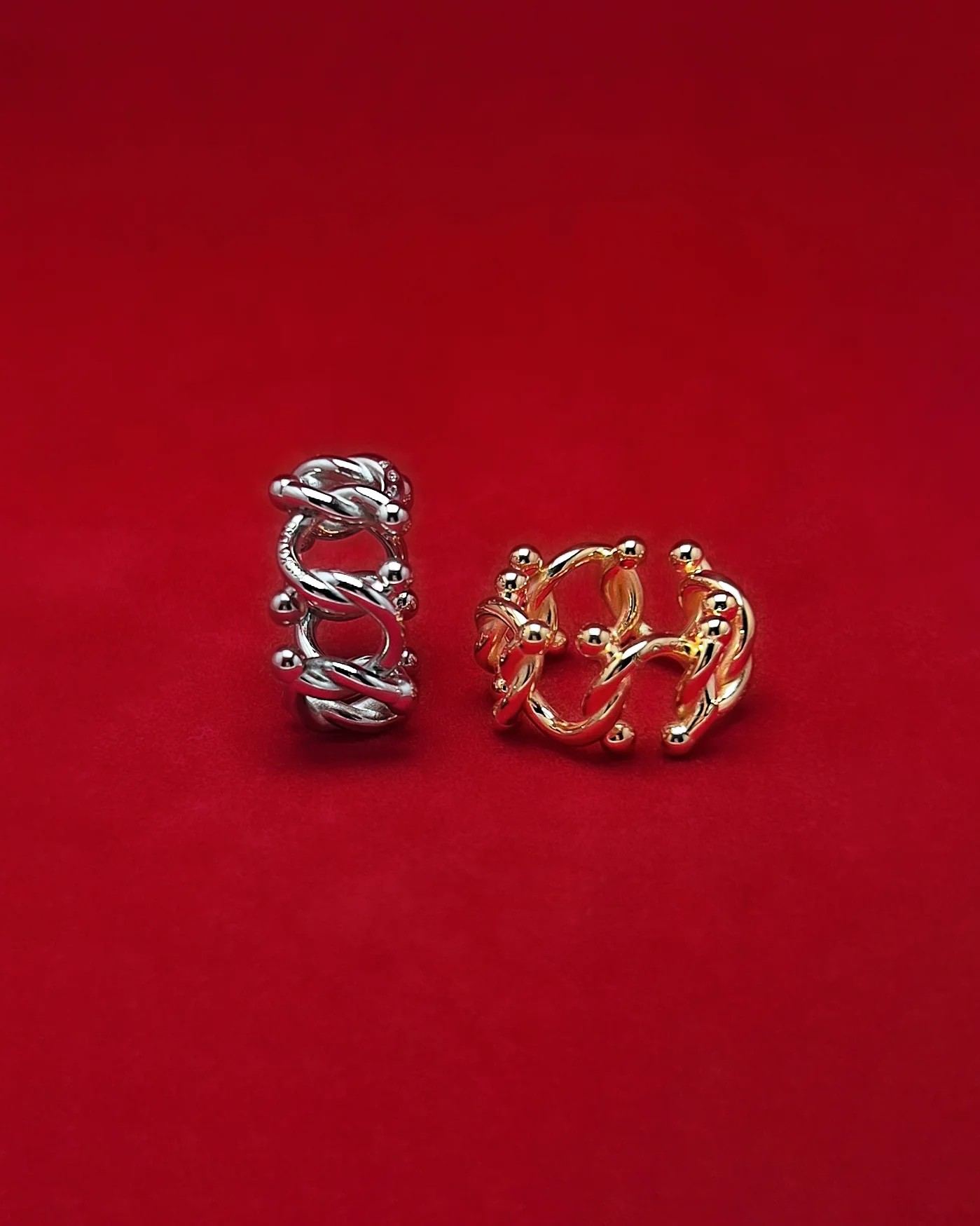 KISKA LAB CURB ALBERT PLATINUM RING - Image 2