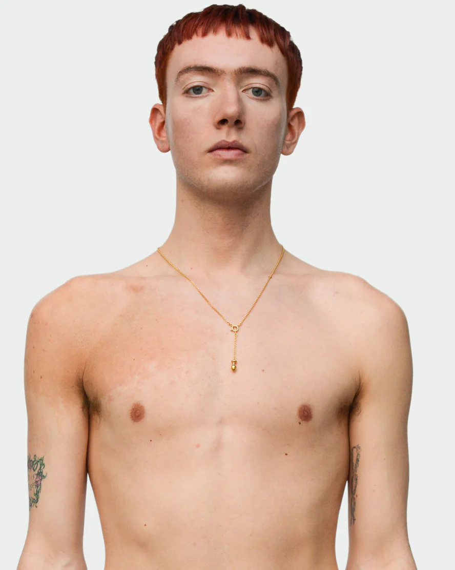 KISKA LAB MINI PLUG GOLD NECKLACE - Image 4