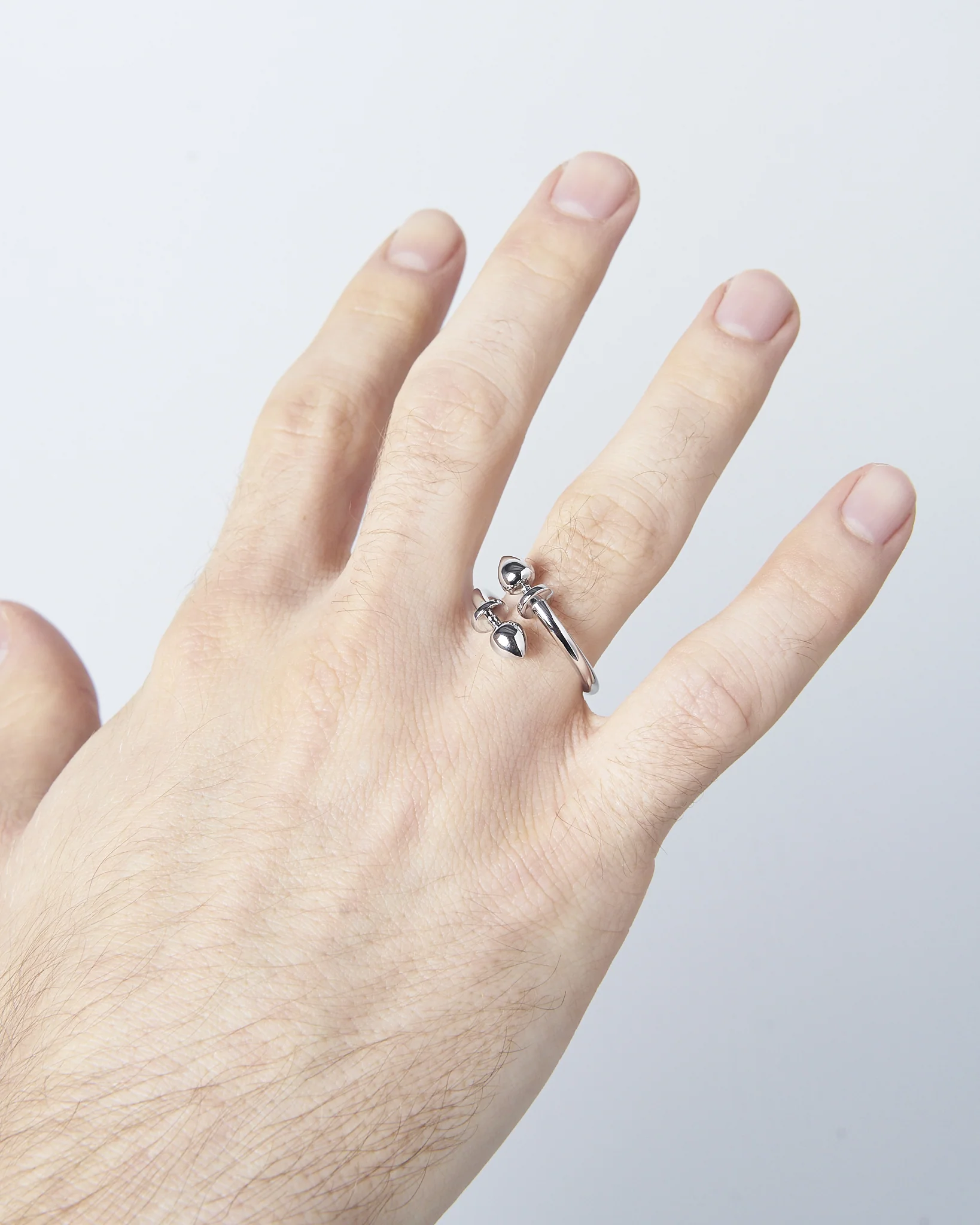 KISKA LAB MINI PLUG PLATINUM RING - Image 2