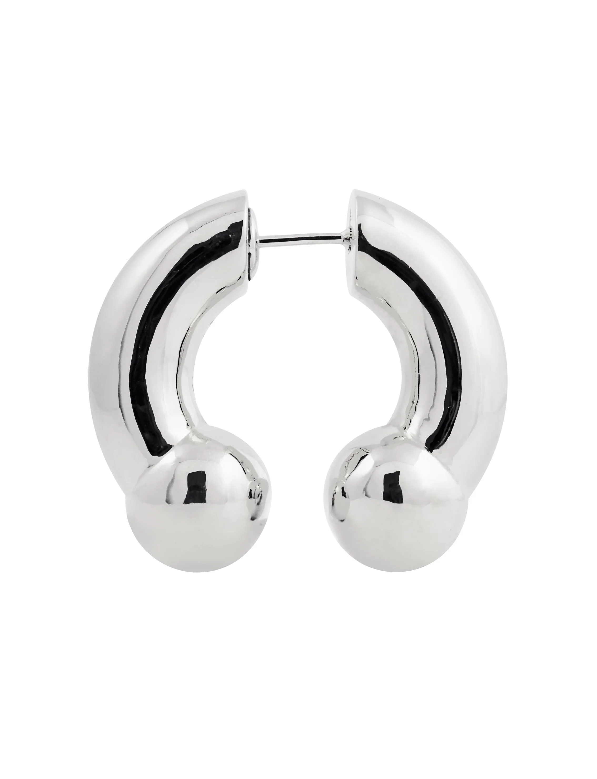 KISKA LAB PRINCE ALBERT PLATINUM EARRING - Image 2