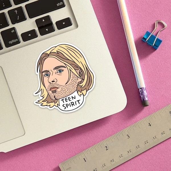 Kurt Cobain Sticker by The Found - Image 2