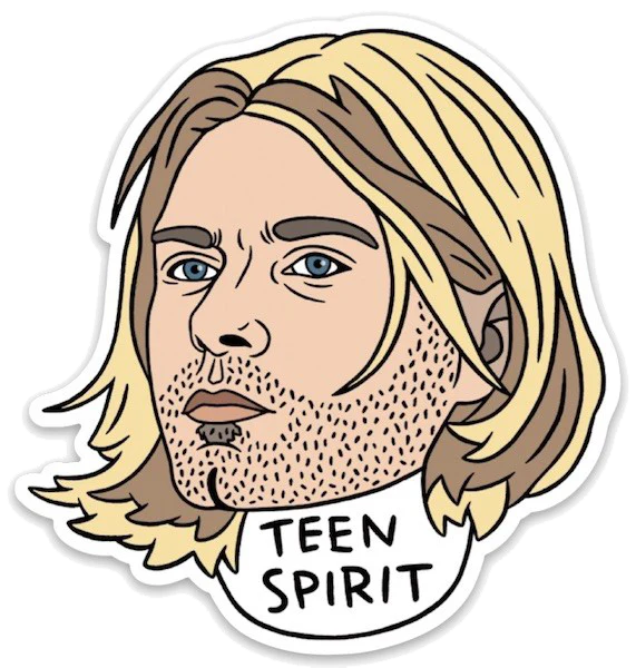 Kurt Cobain Sticker by The Found - Image 3