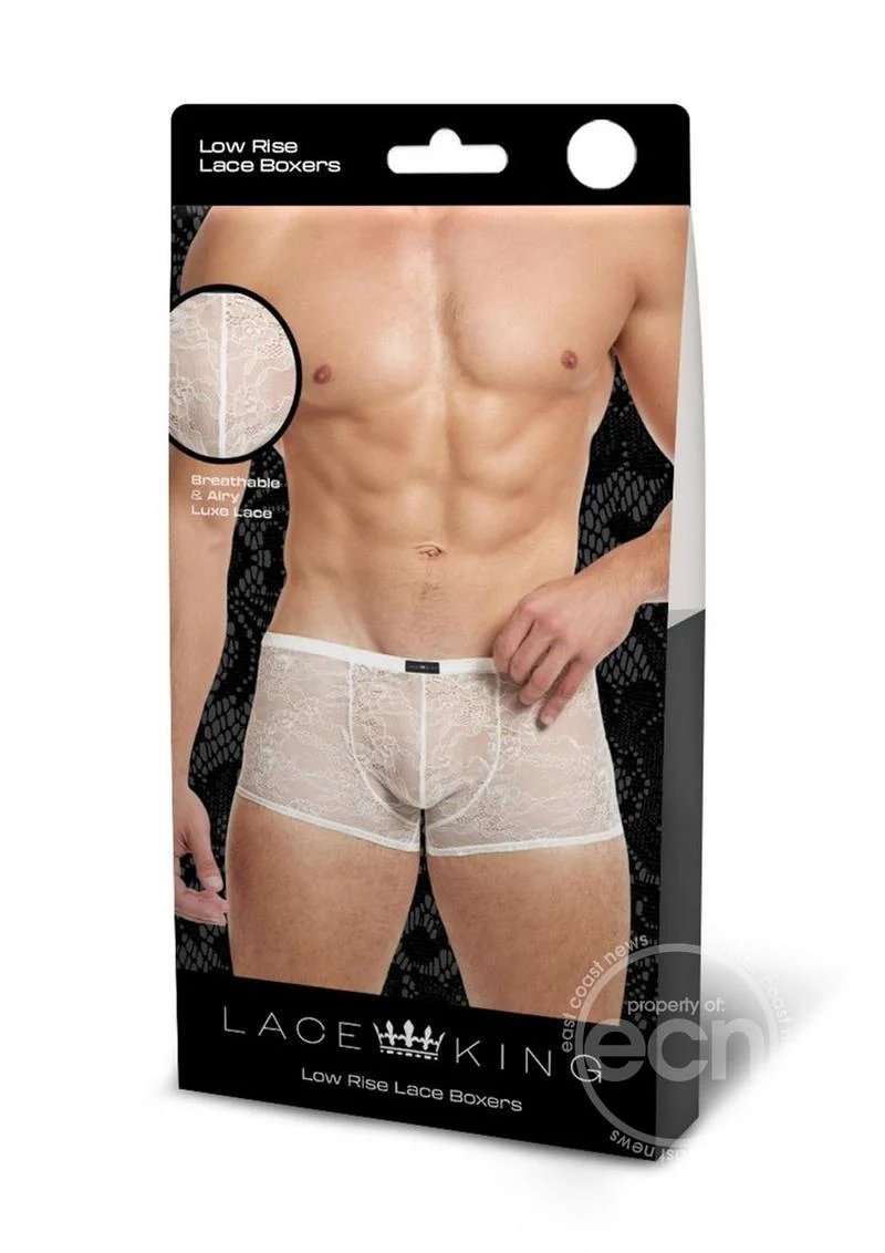 Lace King Lace Boxers White - Image 2