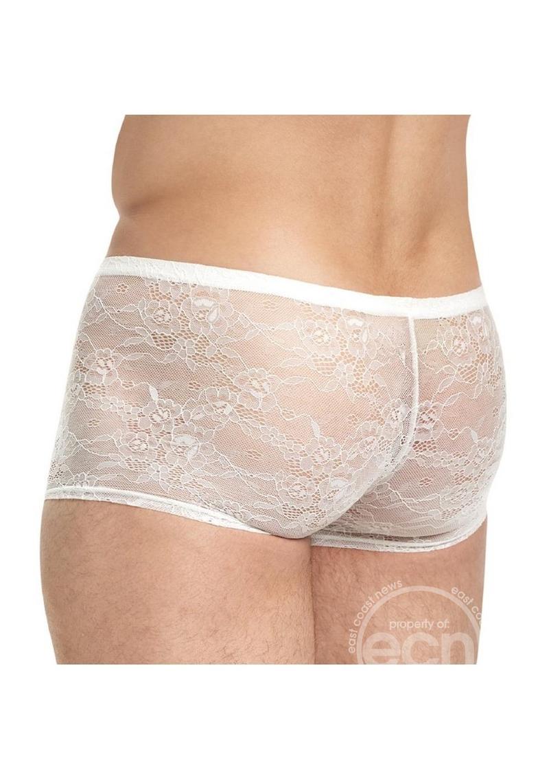 Lace King Lace Boxers White - Image 3