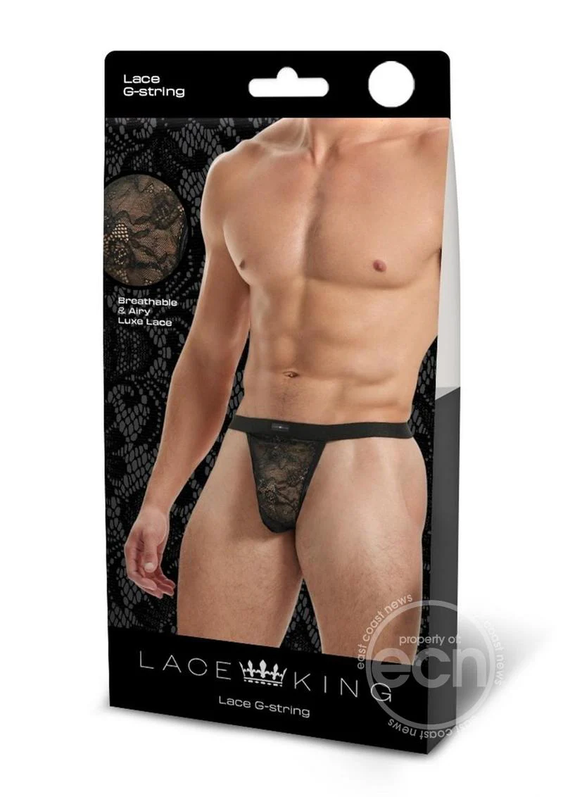Lace King Lace G-String Black - Image 2
