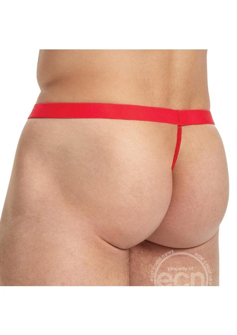 Lace King Lace G-String Red - Image 3