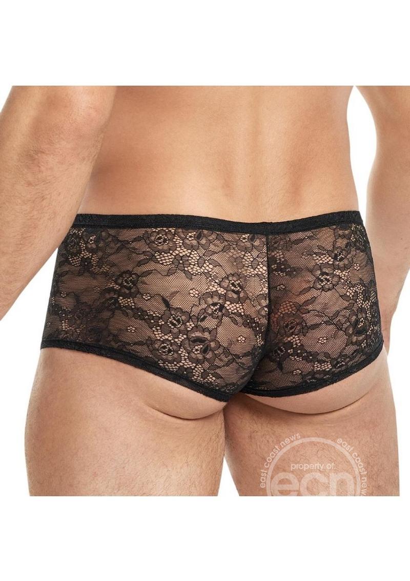 Lace King Lace Trunks Black - Image 3