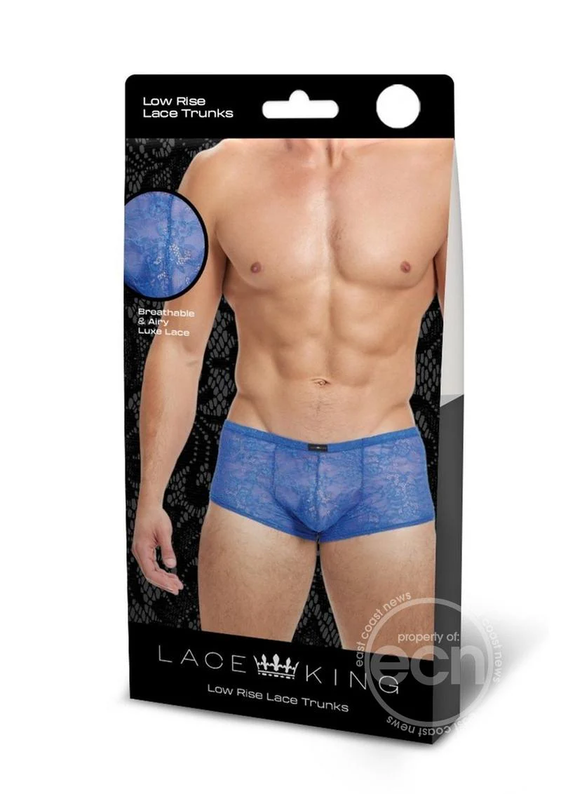 Lace King Lace Trunks Blue - Image 2