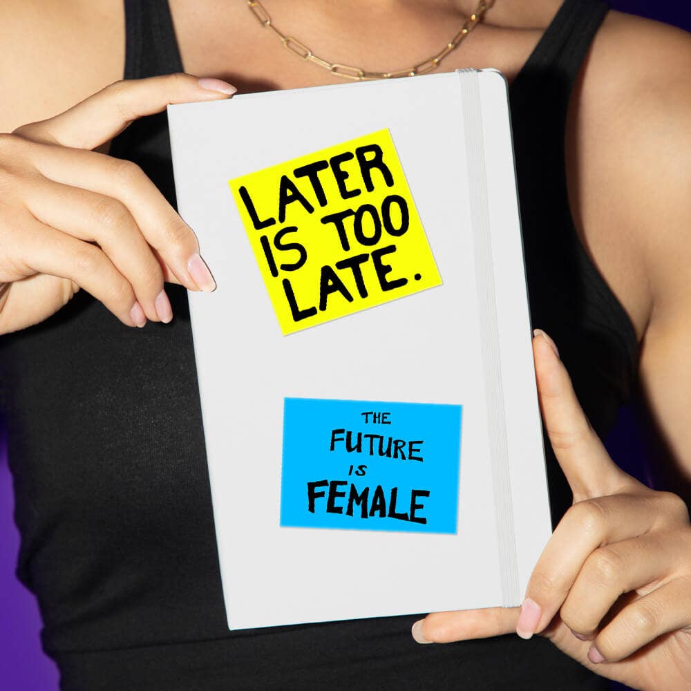 Later Is Too Late By Sam Durant - Die-Cut Sticker - Image 2