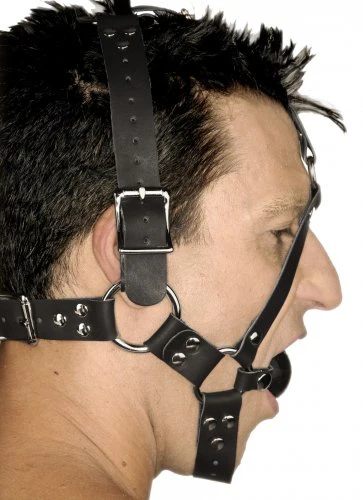 Leather Ball Gag Harness by Strict Leather - Image 2