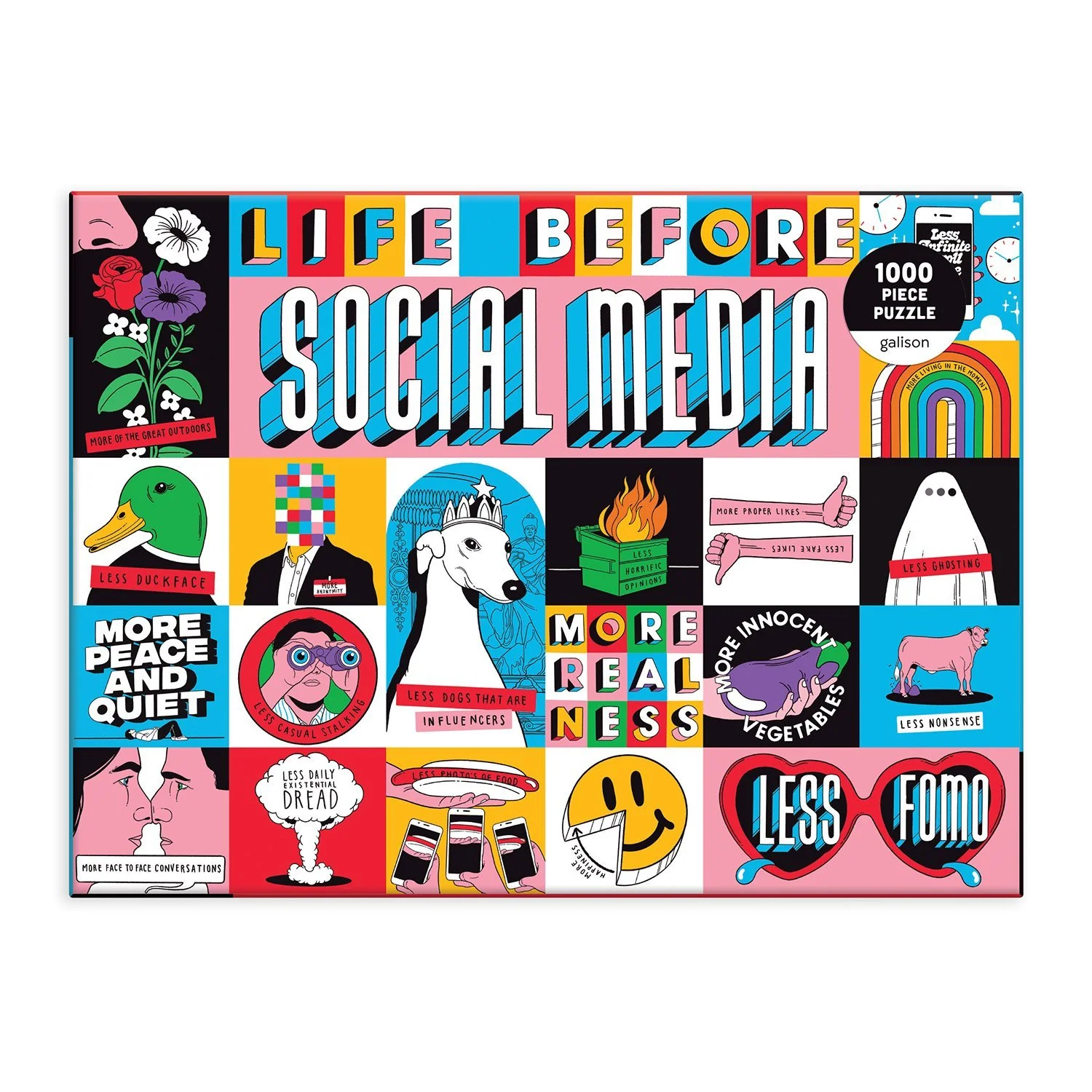 Life Before Social Media 1000 Piece Jigsaw Puzzle - Image 4