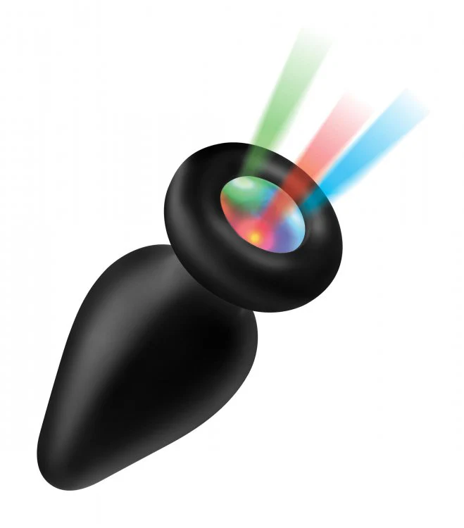 Light Up Silicone Anal Plug - Image 2