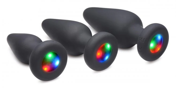 Light Up Silicone Anal Plug - Image 3