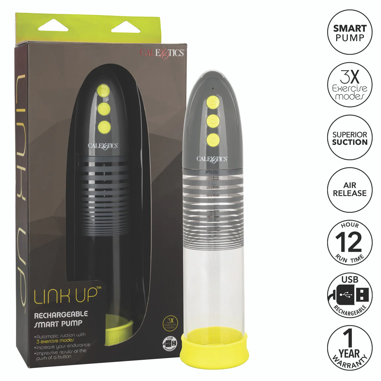 Link Up Rechargeable Smart Penis Pump - Image 6
