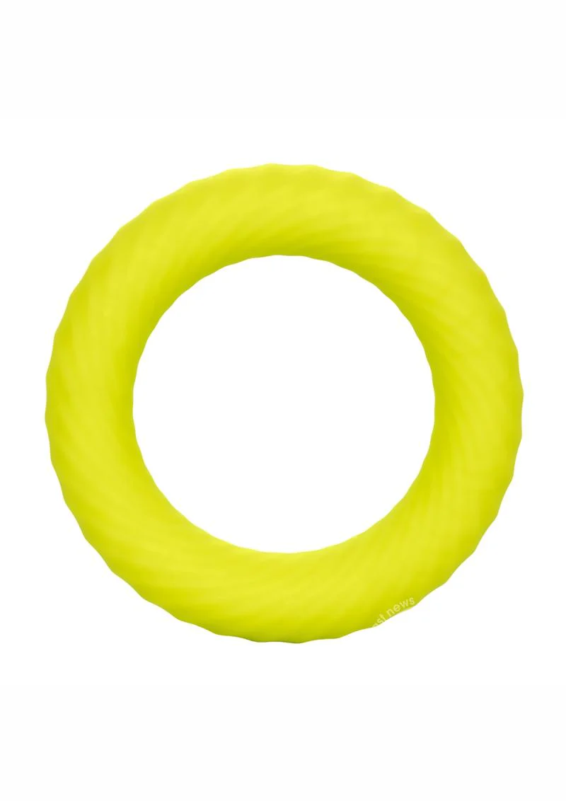Link Up Ultra-Soft Verge Cock Ring - YELLOW - Image 2