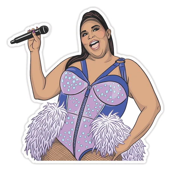 Lizzo Sticker by The Found - Image 3
