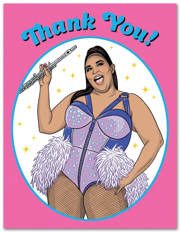 Lizzo Thank You! GREETING CARD - Image 2