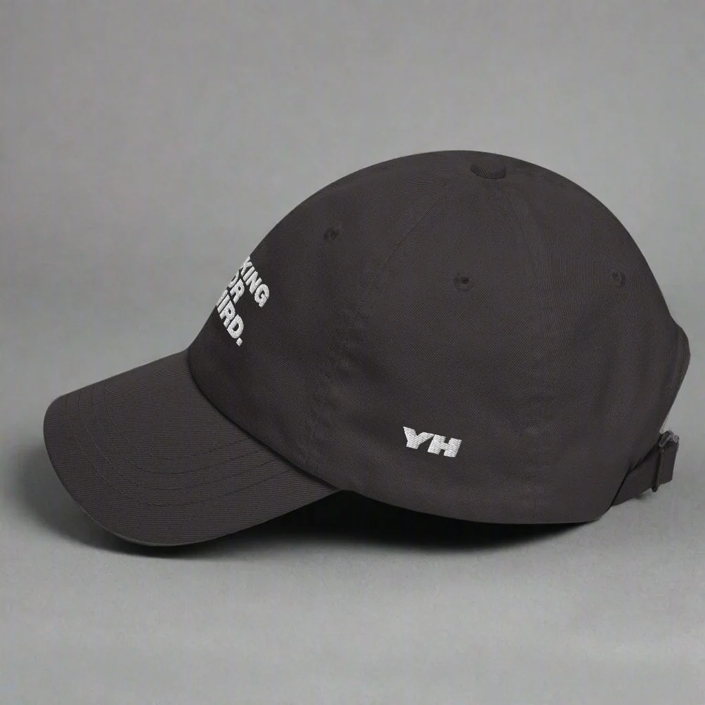 Looking For A Third Dad Hat by YES HOMO in Dark Grey - Image 2