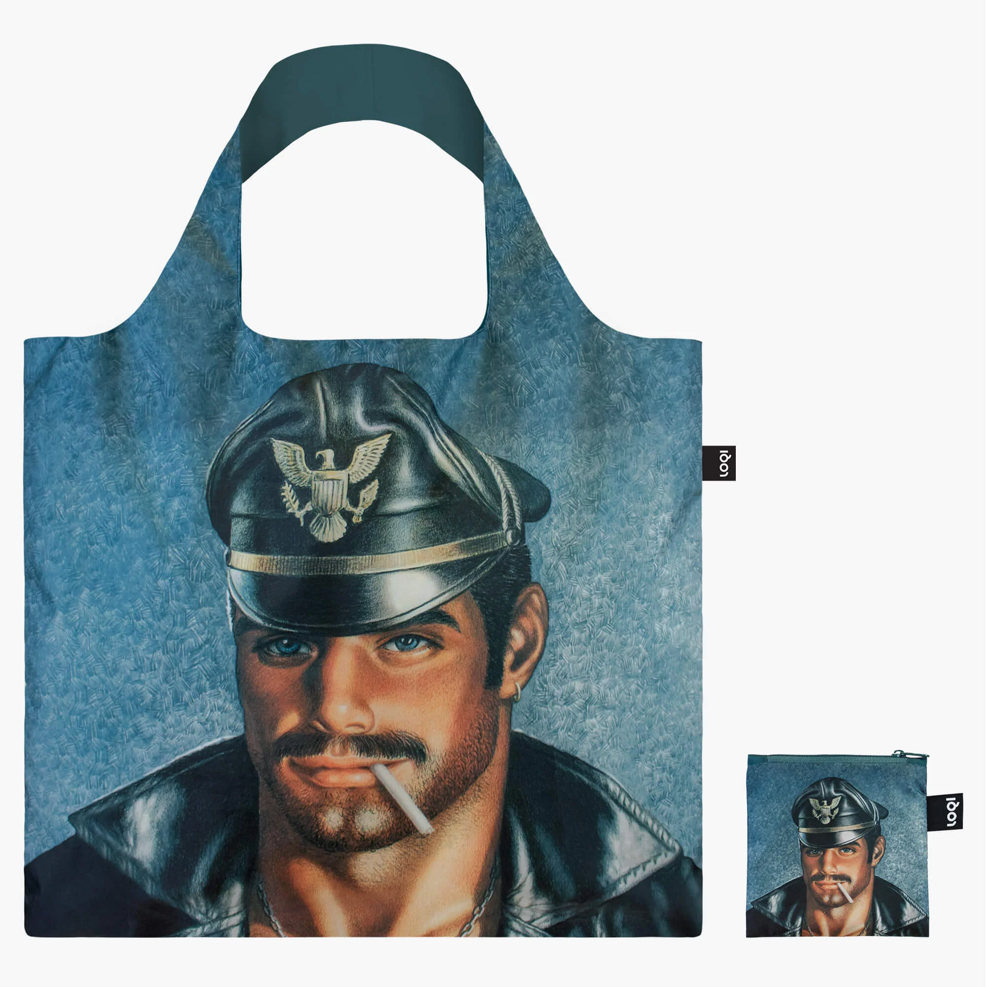 TOM OF FINLAND DAY & NIGHT RECYCLED BAG BY LOQI - Image 7