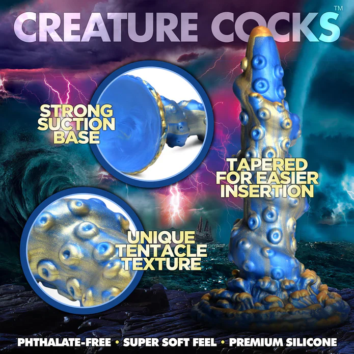 Creature Cock Lord Kraken Tentacled Silicone Dildo - Image 6
