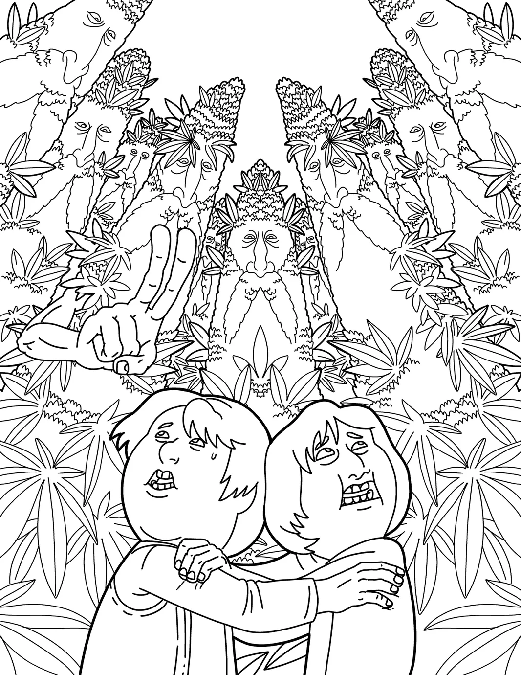 Lord of the Smoke Rings Stoner Parody Coloring Book - Image 4
