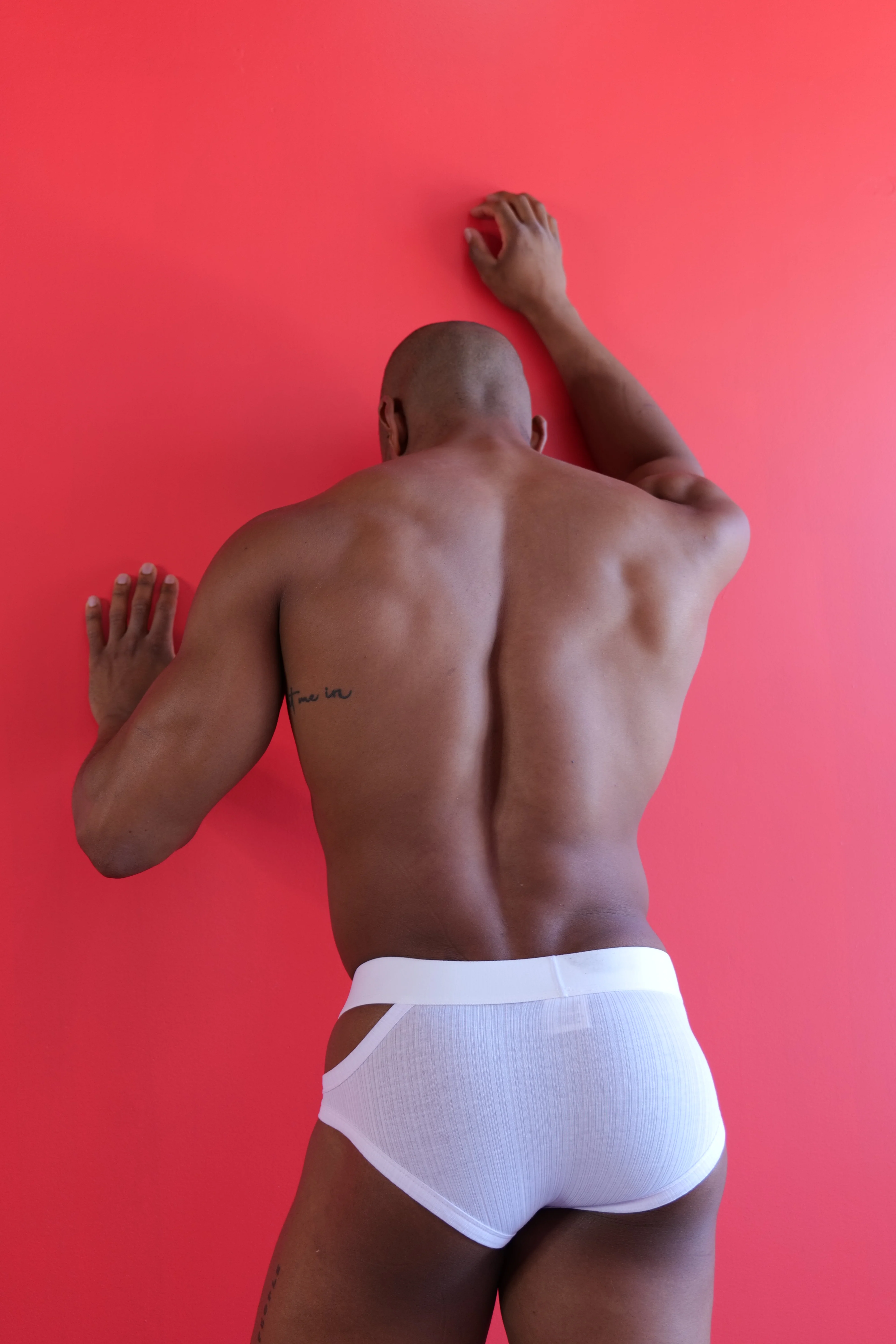 Louis Gabriel Nouchi BRIEF WITH ASYMMETRICAL OPENING IN COTTON WHITE - Image 13