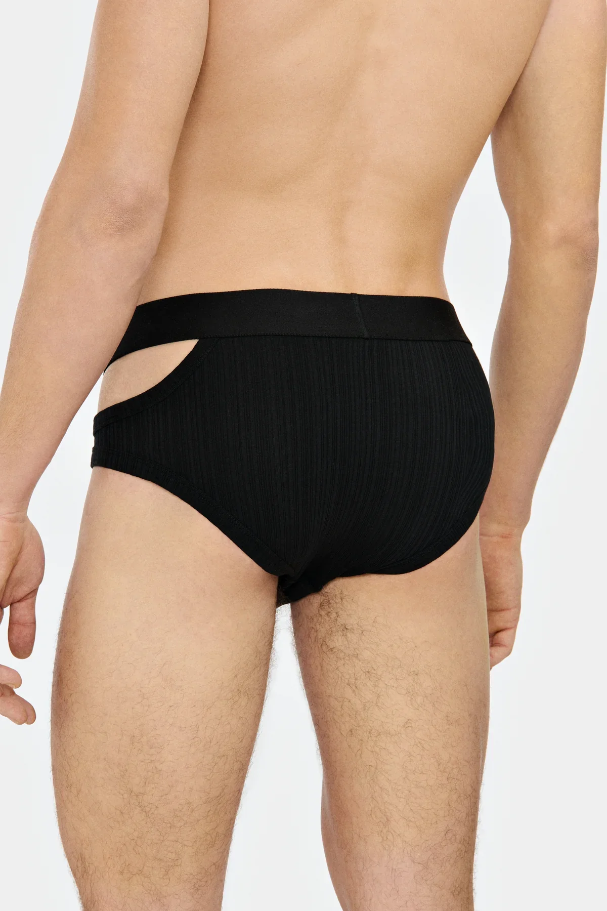 Louis Gabriel Nouchi BRIEF WITH ASYMMETRICAL OPENING IN COTTON - Image 8