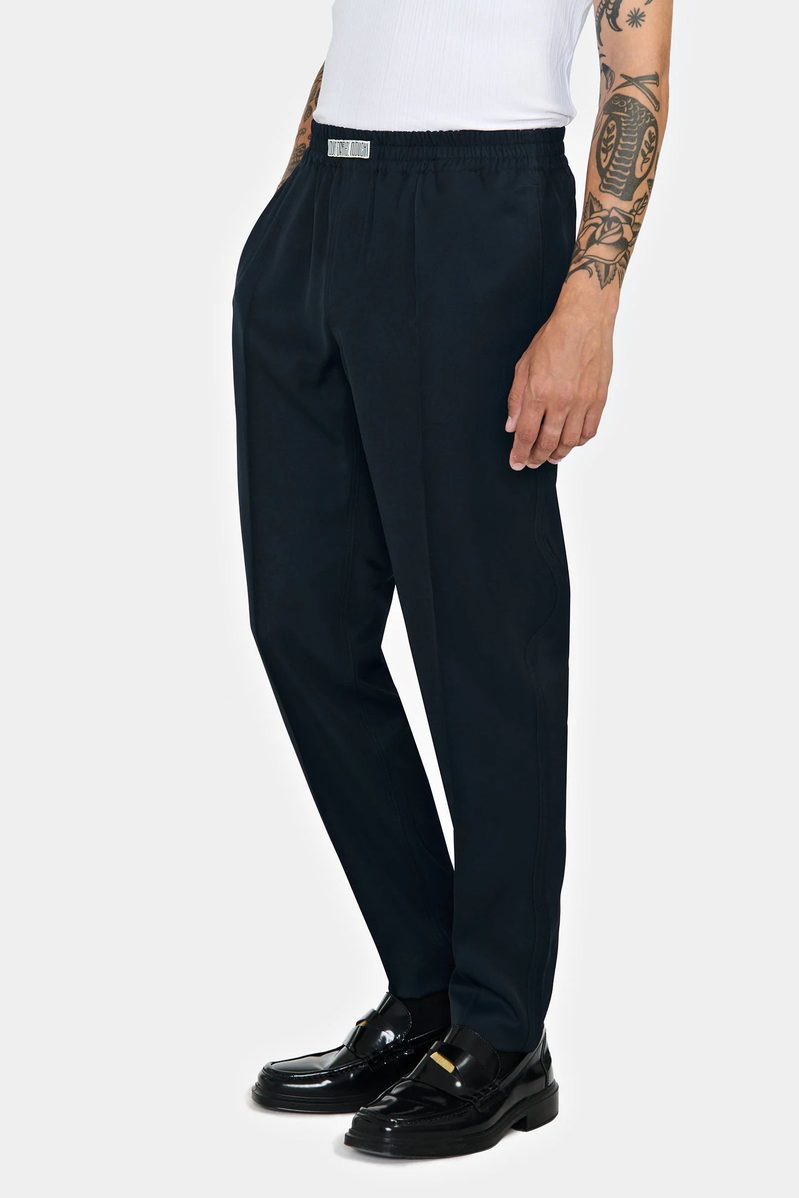 Louis Gabriel Nouchi TAPERED JOGGING PANTS IN DARK PEACOCK - Image 4