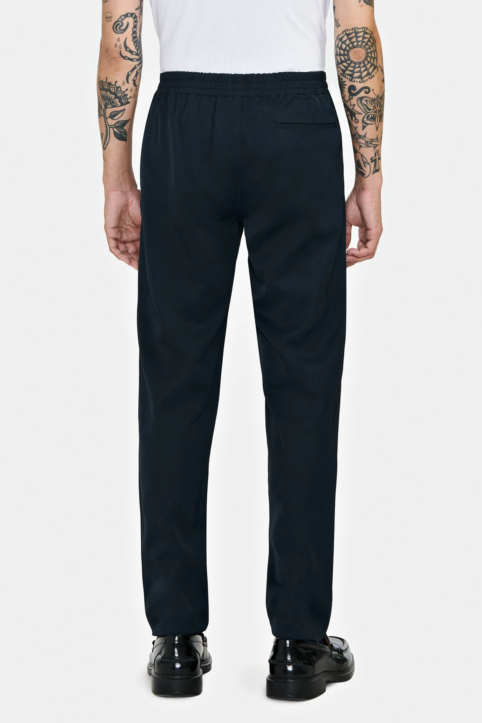Louis Gabriel Nouchi TAPERED JOGGING PANTS IN DARK PEACOCK - Image 6