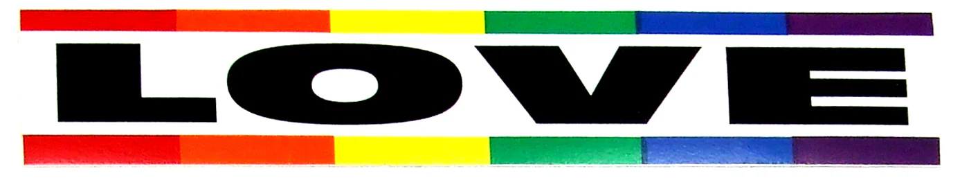 LOVE VINTAGE BUMBER STICKER - Image 2