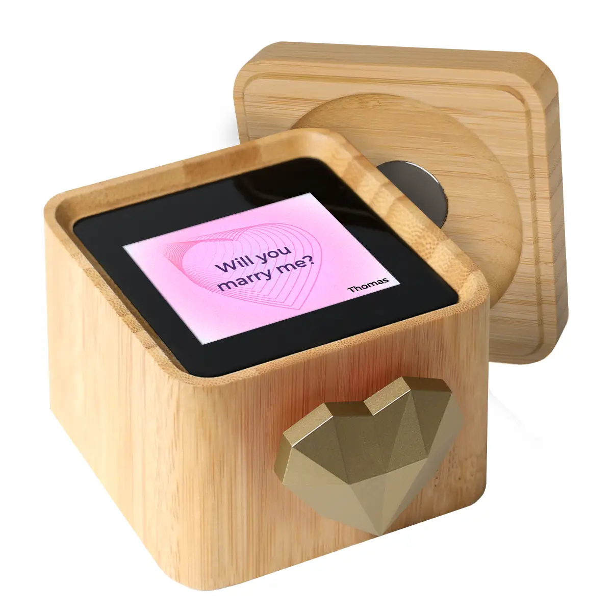 Lovebox Color & Photo - Gold Heart - Image 2