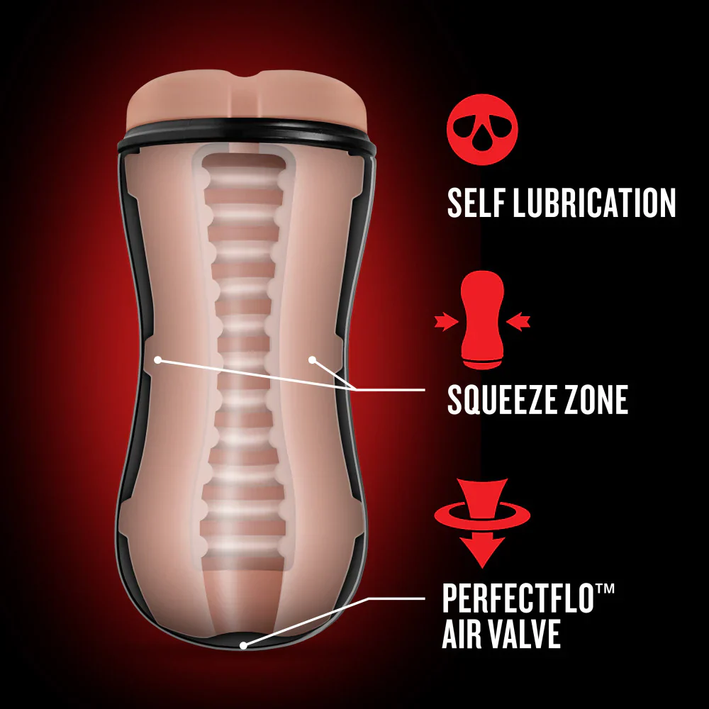 Loverboy Bad Boy Next Door Self Lubricating Realistic Beige Masturbator / Stroker - Image 4