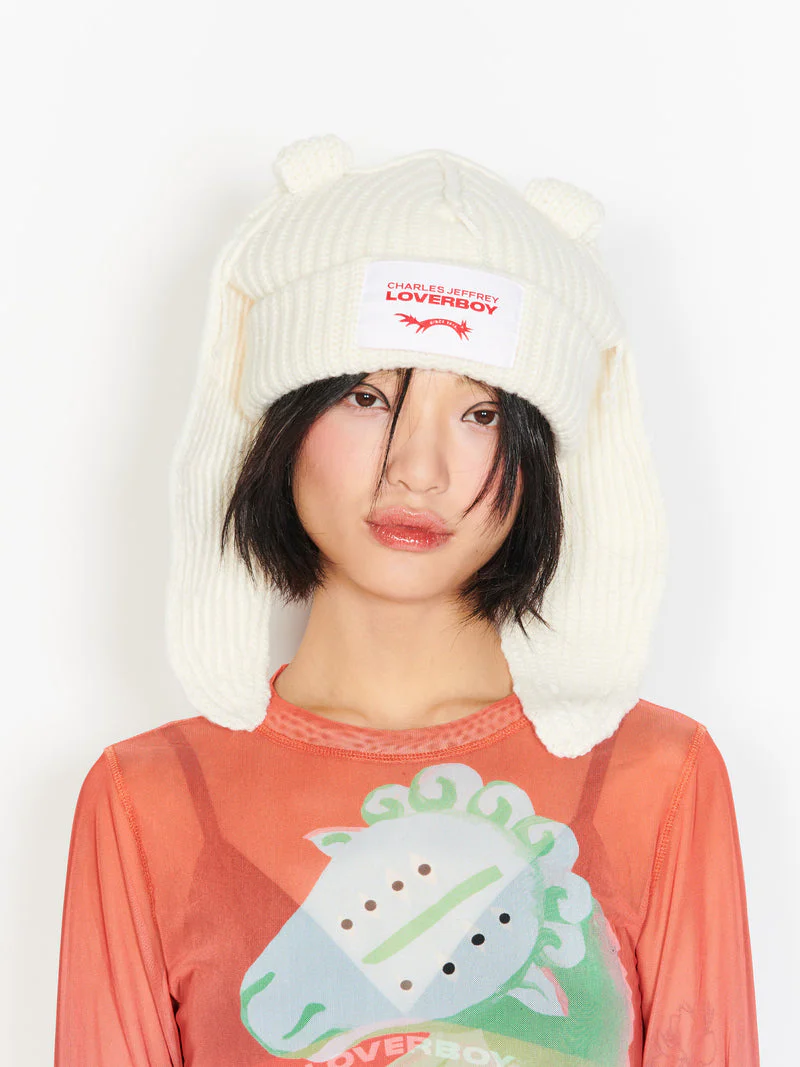 LOVERBOY BY CHARLES JEFFREY BUNNY EARS BEANIE - Image 23