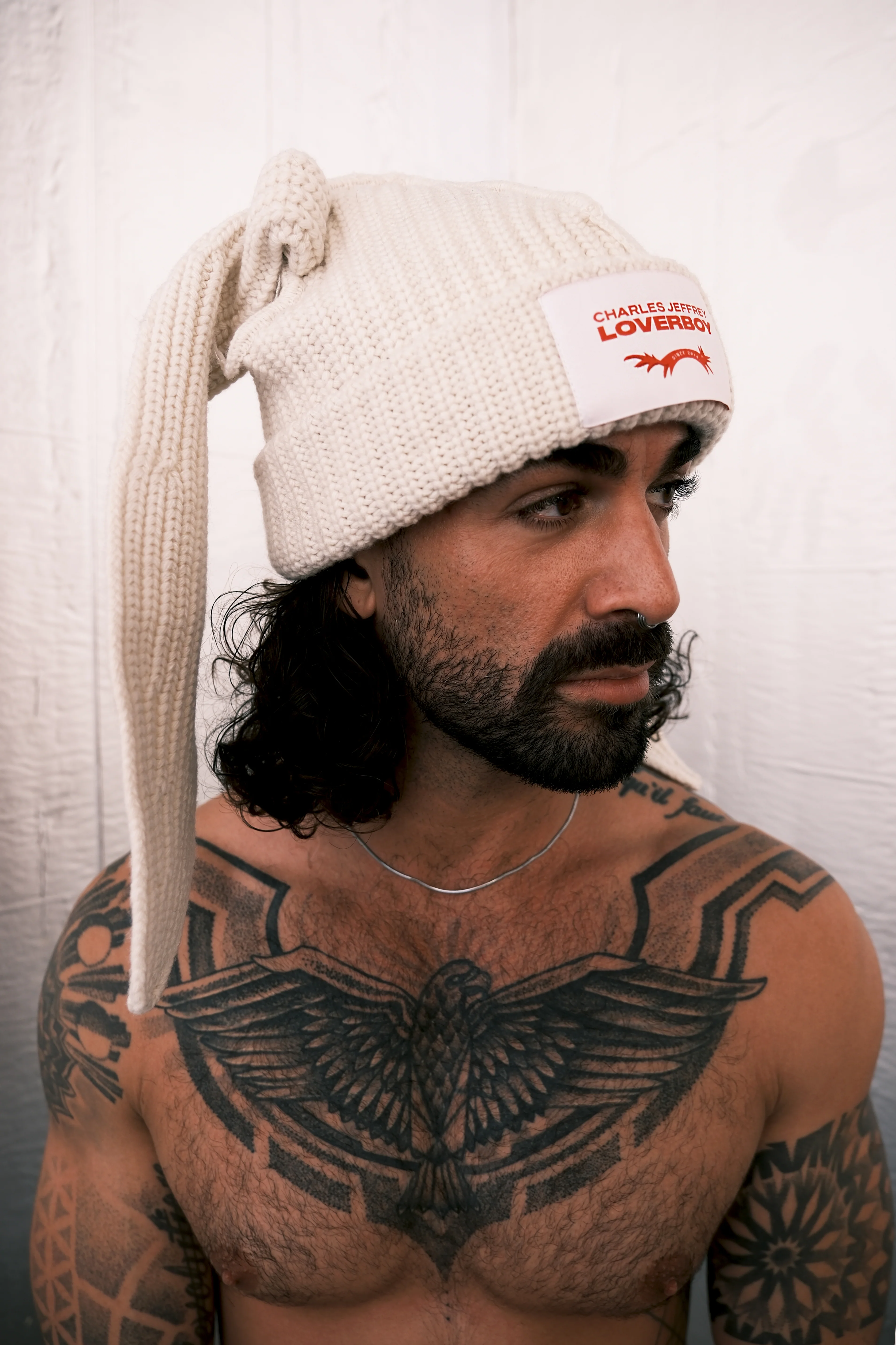 LOVERBOY BY CHARLES JEFFREY BUNNY EARS BEANIE - Image 4