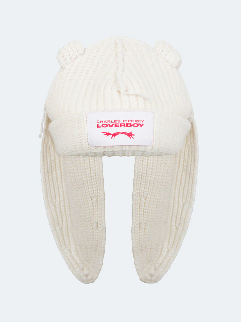 LOVERBOY BY CHARLES JEFFREY BUNNY EARS BEANIE - Image 5
