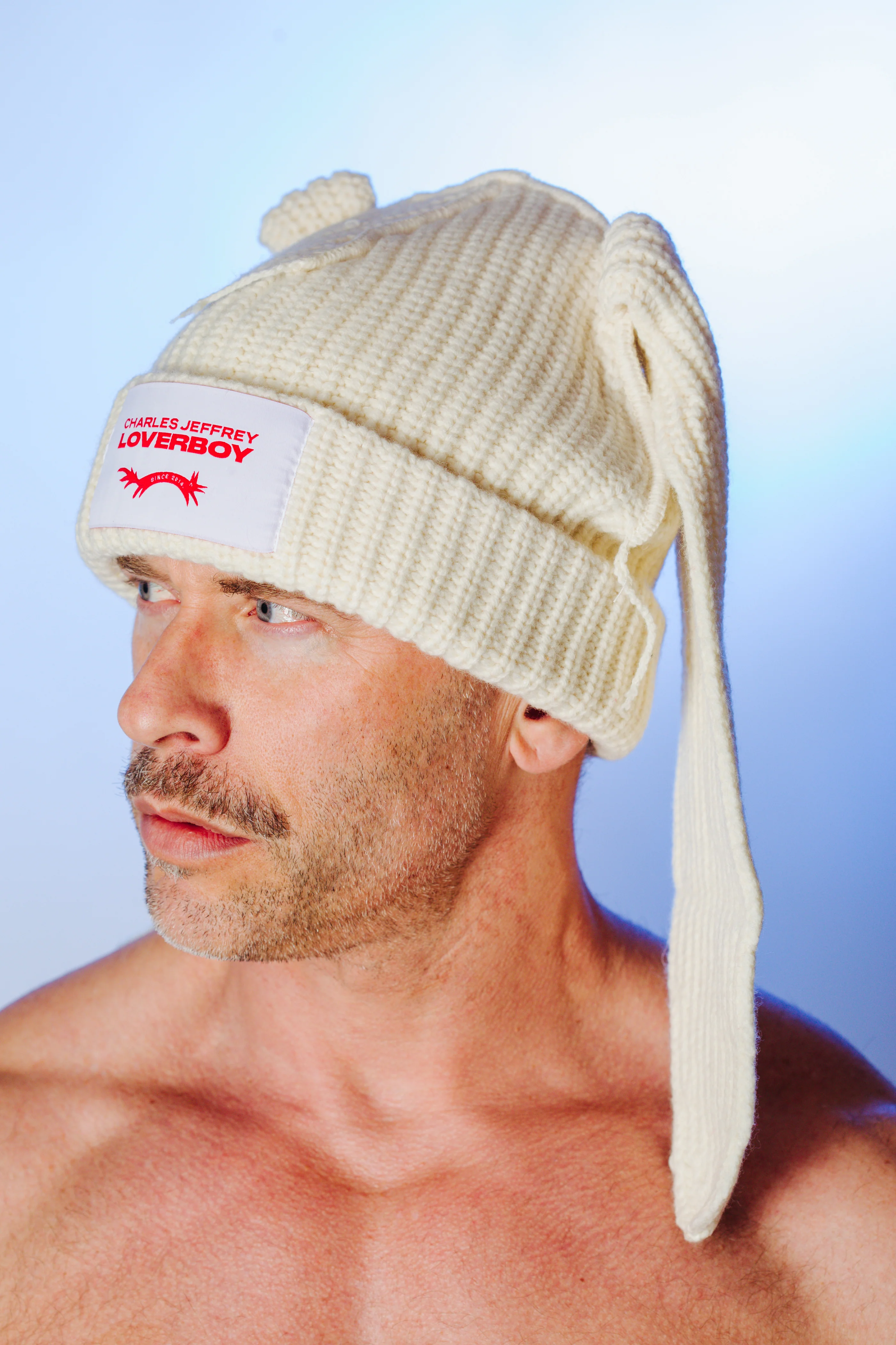 LOVERBOY BY CHARLES JEFFREY BUNNY EARS BEANIE - Image 8