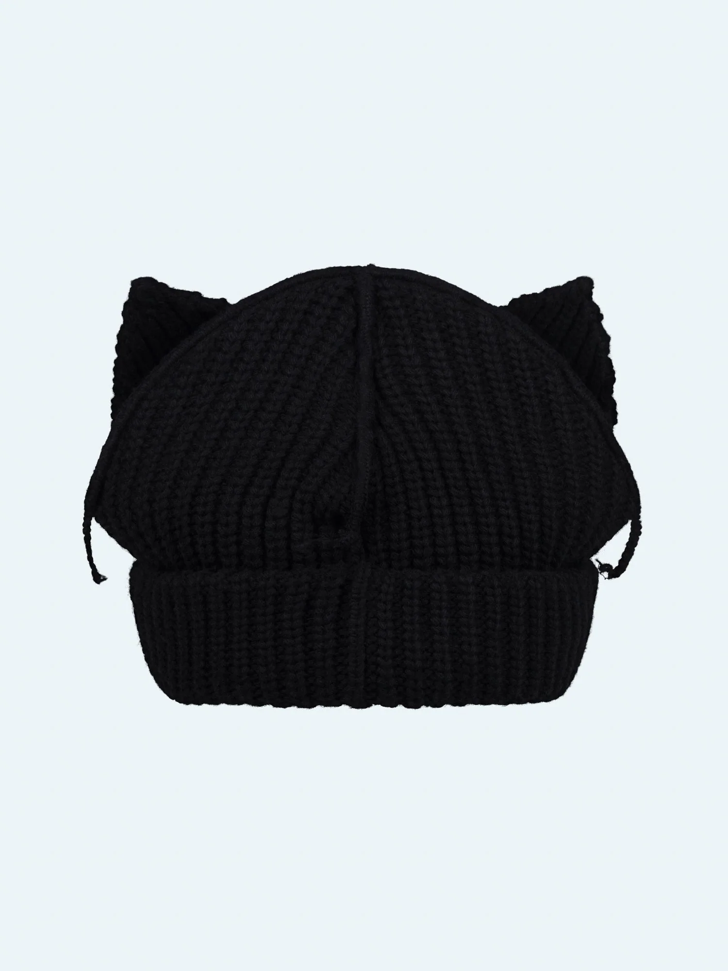 LOVERBOY BY CHARLES JEFFREY CHUNKY EARS BEANIE in BLACK - Image 2