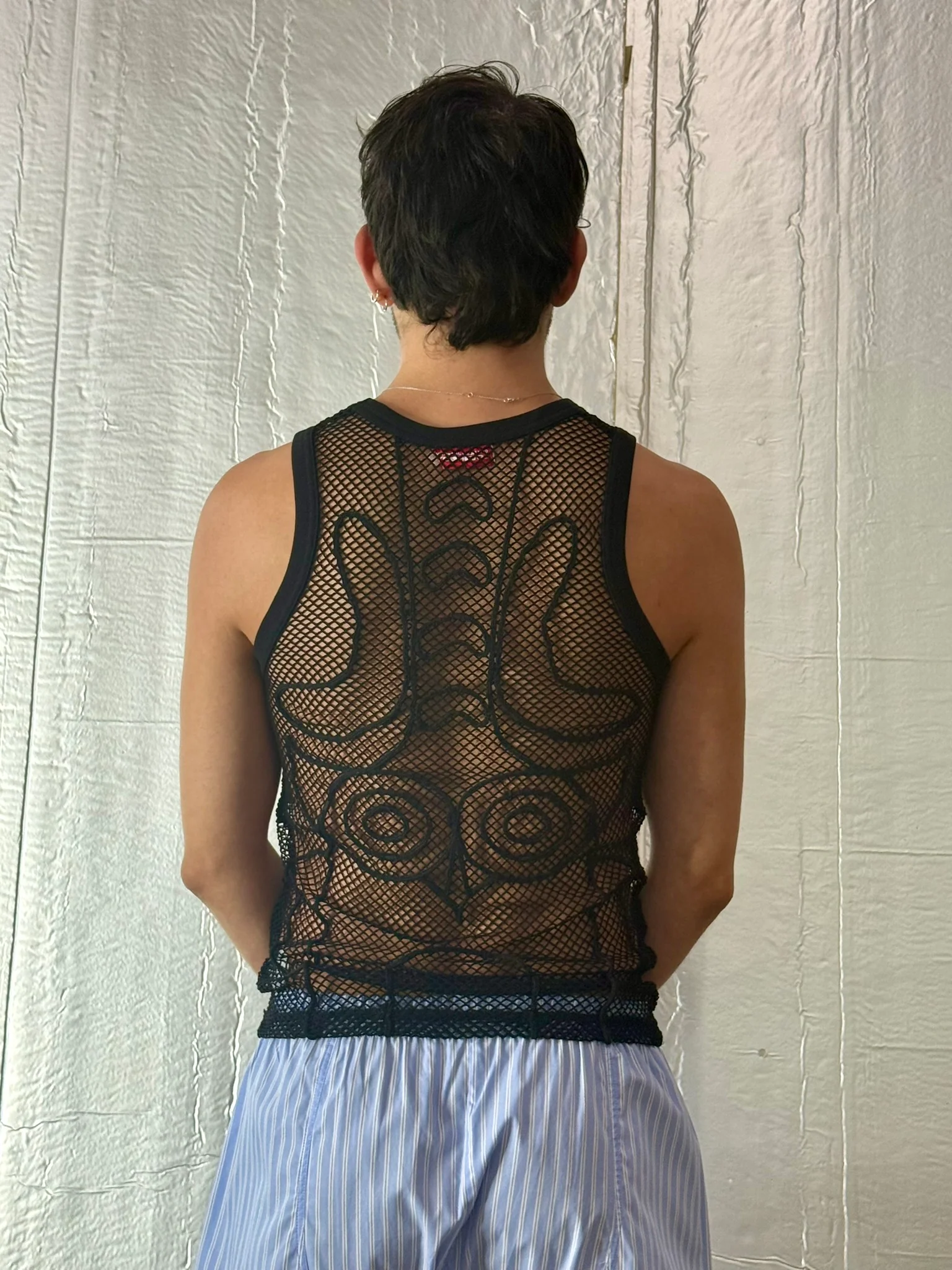LOVERBOY BY CHARLES JEFFREY NET TANK - Image 3