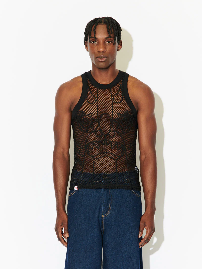 LOVERBOY BY CHARLES JEFFREY NET TANK - Image 4