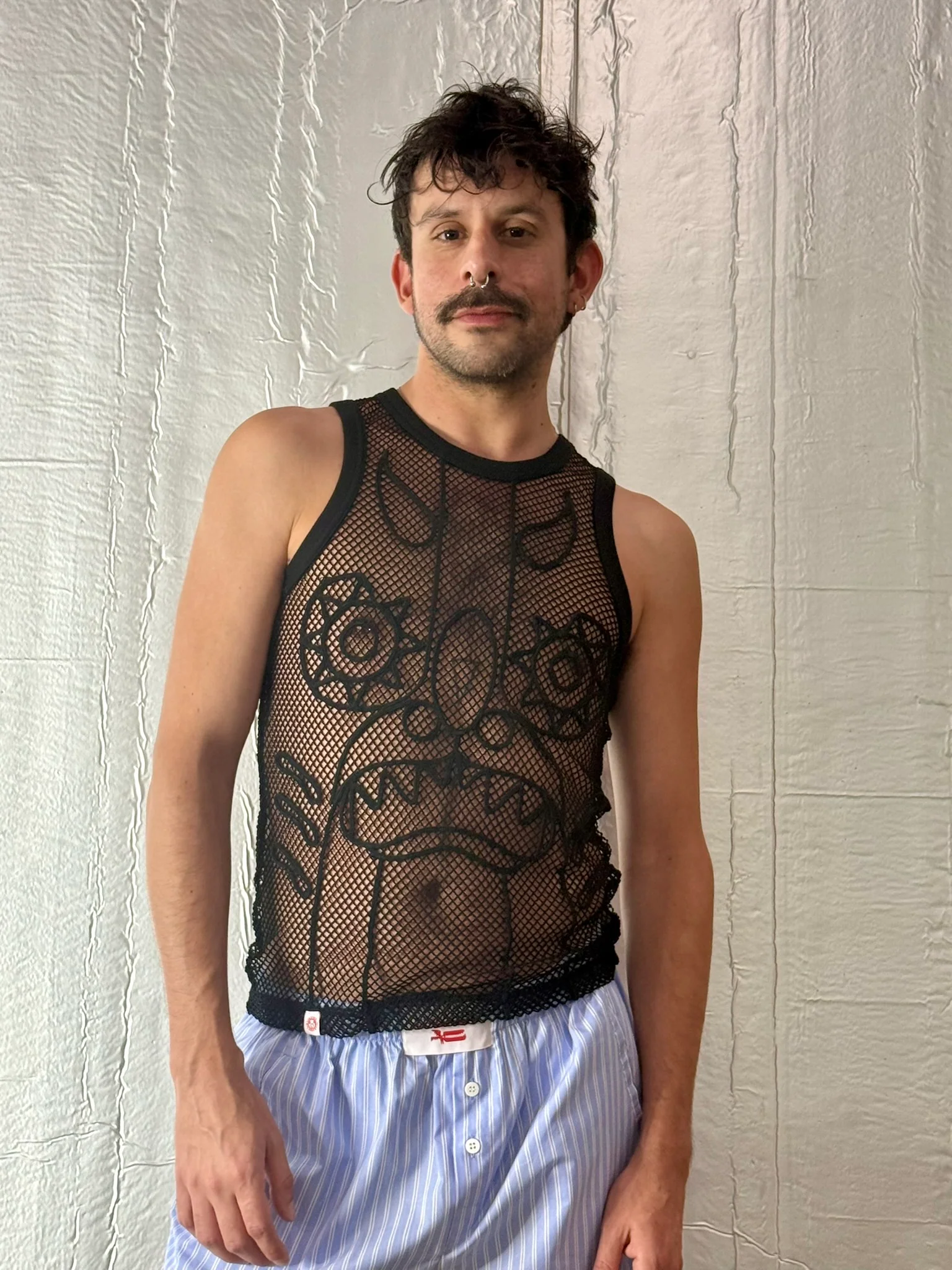 LOVERBOY BY CHARLES JEFFREY NET TANK - Image 7