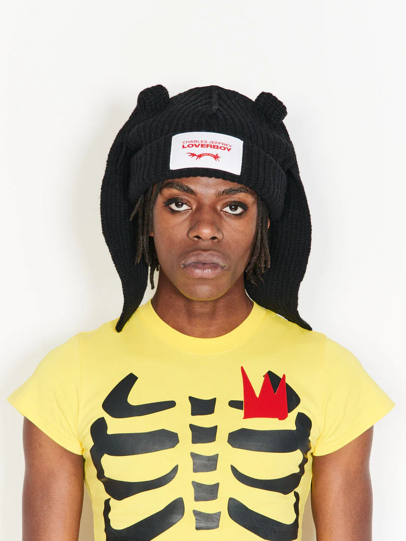 LOVERBOY BY CHARLES JEFFREY CHUNKY RABBIT BEANIE - Image 5