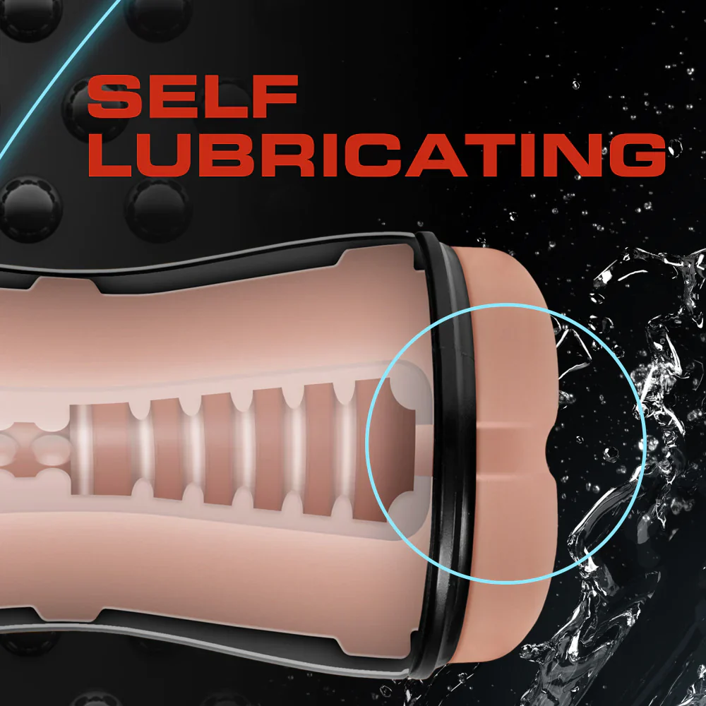 Loverboy Cowboy Self Lubricating Realistic Beige Masturbator / Stroker - Image 4